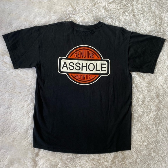 Harley Davidson style funny graphic tee black shirt - Picture 7 of 7